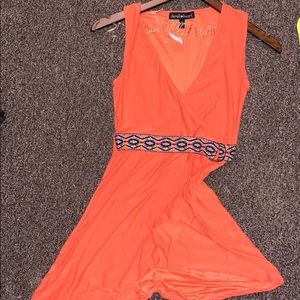 New orange/coral Derek Heart Sundress